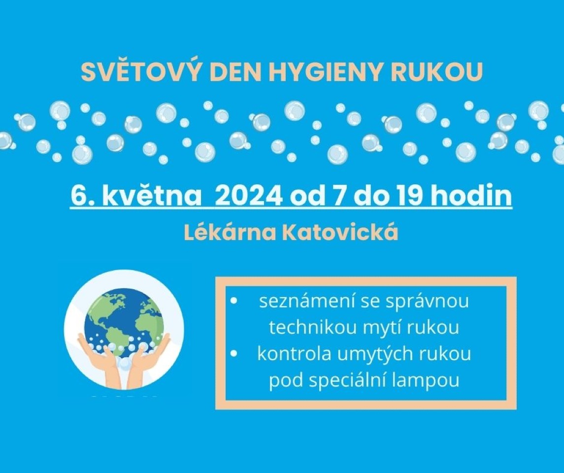 Světový den hygieny rukou v nemocniční lékárně