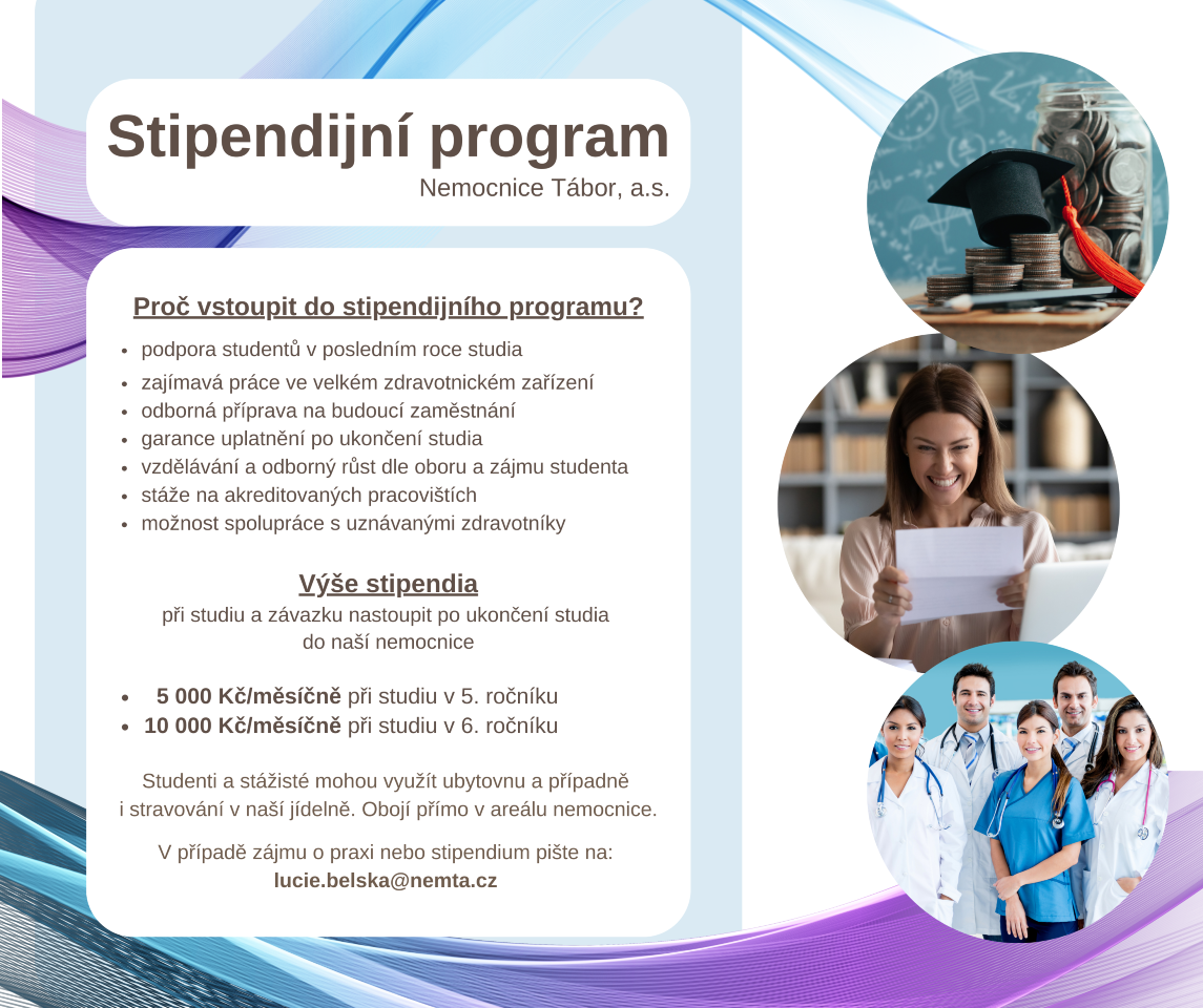 STIPENDIJNÍ PROGRAM pro studenty medicíny