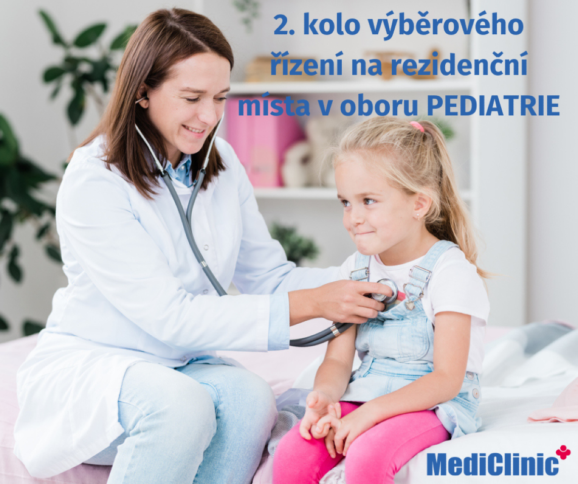 Připojte se do společnosti MediClinic jako rezident v oboru pediatrie